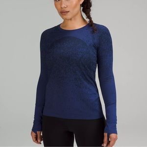Lululemon Dark Grey Thumbhole Shirt